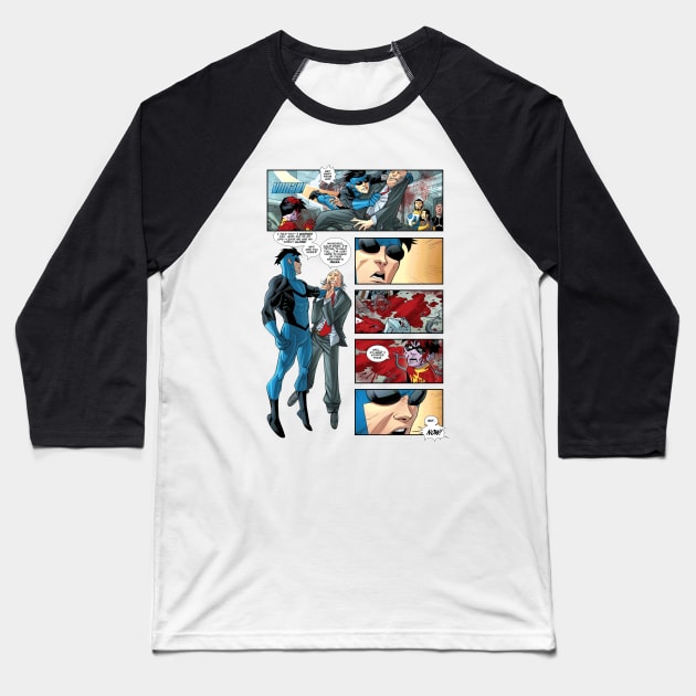 invincible comic strip Baseball T-Shirt by super villain